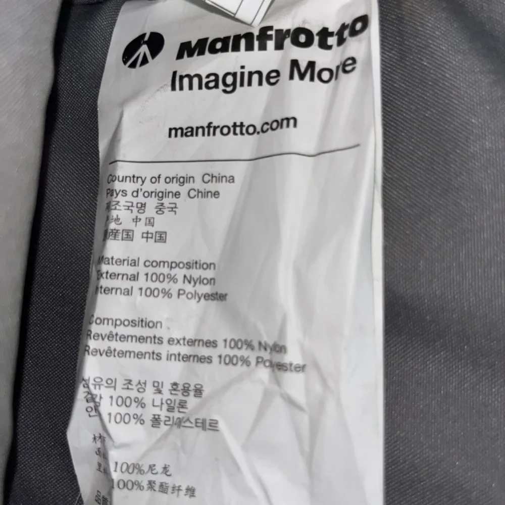 Manfrotto Active Backpack 1 MB MA-A1-15 Dark Charcoal Gray Camera Laptop Utility